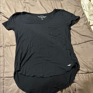Hollister Women's Black Short Sleeve Tee